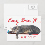 Makkelijk, het is een slogan briefkaart (Voorkant / Achterkant)