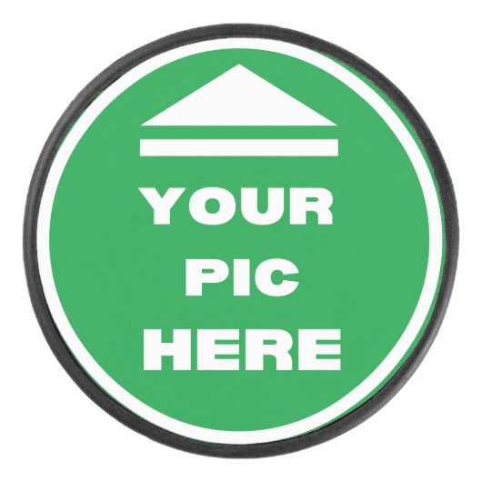 MAKKELIJK! Hockey Puck - Regelgrootte - Aangepast (Voorkant)