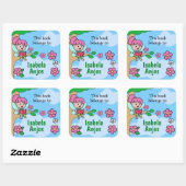 Makkelijk lezen van een boek / Kute Book label voo (Vel)