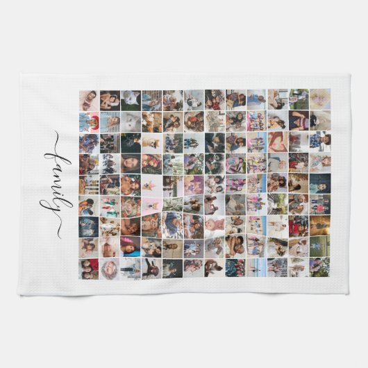 Makkelijk Maak Uw Eigen 108 Foto Aangepast Geperso Theedoek (Horizontaal)