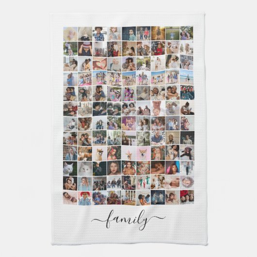 Makkelijk Maak Uw Eigen 108 Foto Aangepast Geperso Theedoek (Verticaal)