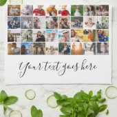 Makkelijk Maak Uw Eigen 80 Foto Aangepast Persoonl Theedoek (Gevouwen)