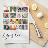 Makkelijk Maak Uw Eigen 80 Foto Aangepast Persoonl Theedoek (Quarter Fold)