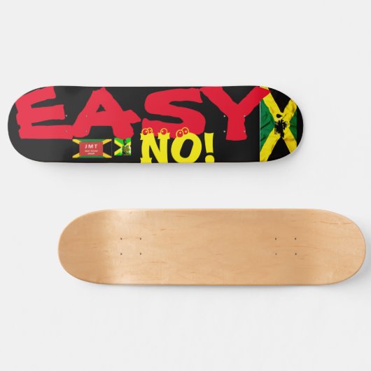 MAKKELIJK NEE! 21 cm Skateboard Deck (Horizontaal)