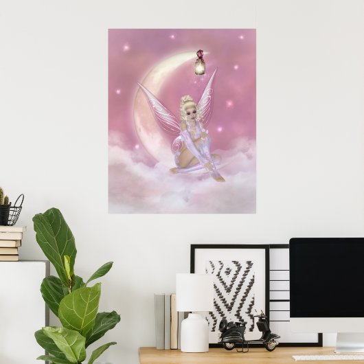 Makkelijk op de maan - Fantasy Print (Thuiskantoor)