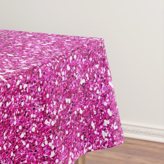 Makkelijk Paarse en Roze gradiënt Glitter Tafelkleed (Voorbeeld)