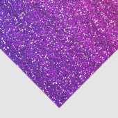 Makkelijk Paarse en Roze gradiënt Glitter Tissuepapier (Detail)
