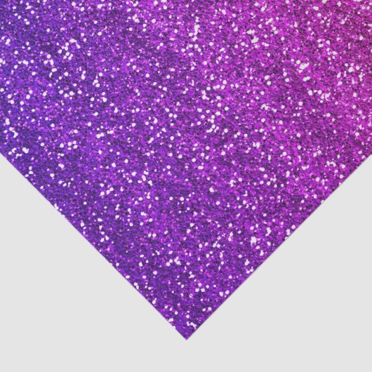 Makkelijk Paarse en Roze gradiënt Glitter Tissuepapier (Detail)