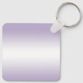 Makkelijk Paarse glitterdecoratie op zaterdag Sleutelhanger (Achterkant)