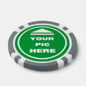 MAKKELIJK! Poker Chips - Grijs - Aangepast (Enkel)