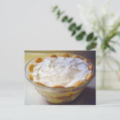 Makkelijk recept voor bananenpudding briefkaart (Staand voorkant)