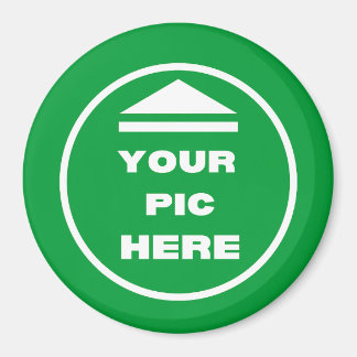 MAKKELIJK! Ronde magneet - Groot, 3 inch - Aangepa