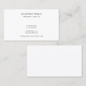 Makkelijk te maken Modern Eenvoudig Elegante Sjabl Visitekaartje (Voorkant / Achterkant)