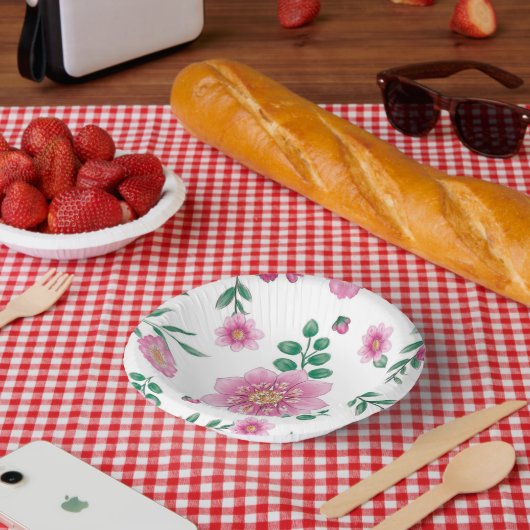 Makkelijk te serveren papieren kommen (Picknick)