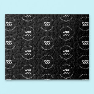 Makkelijk te vervangen logo & bewerkbaar tekstpatr legpuzzel