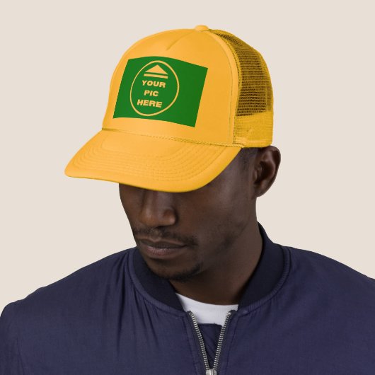 MAKKELIJK! Trucker Hat - Geel - Aanpassen Pet (In situ)