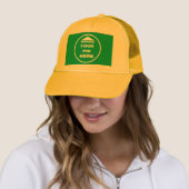 MAKKELIJK! Trucker Hat - Geel - Aanpassen Pet (In situ)