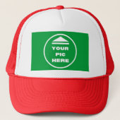 MAKKELIJK! Trucker Hat - Rood - Aanpassen Pet (Voorkant)