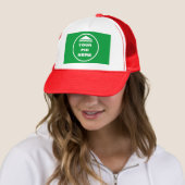 MAKKELIJK! Trucker Hat - Rood - Aanpassen Pet (In situ)