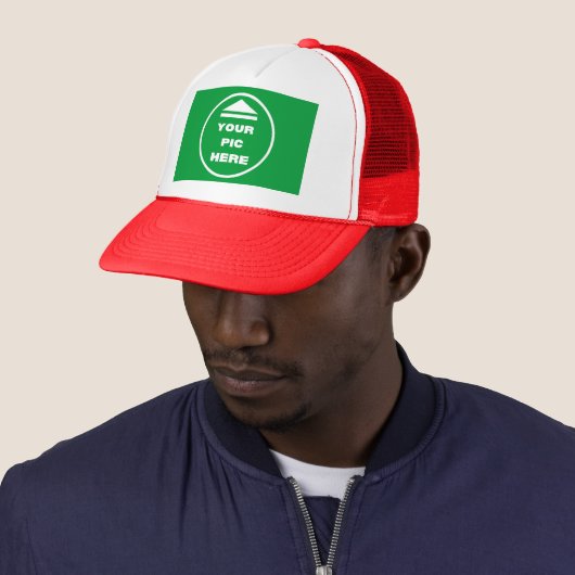 MAKKELIJK! Trucker Hat - Rood - Aanpassen Pet (In situ)
