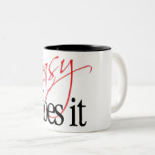 makkelijk tweekleurige koffiemok (Voorkant rechts)