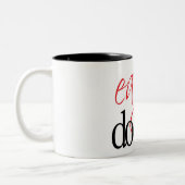 makkelijk tweekleurige koffiemok (Links)