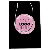 Makkelijke logo-vervanging & bewerkbare tekst | Ro Medium Cadeauzakje (Voorkant)