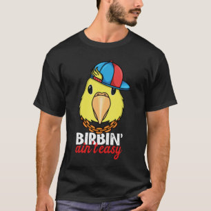 Makkelijke papegaai met gele parrotlet t-shirt