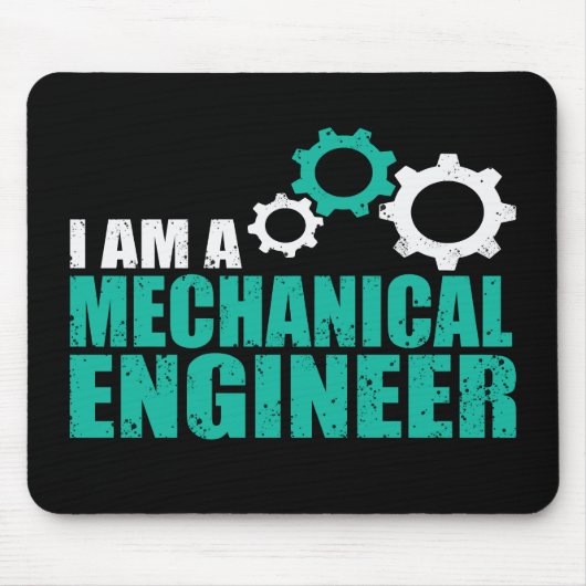 Makkelijke techniek grappige ingenieur muismat (Voorkant)