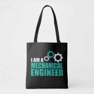 Makkelijke techniek grappige ingenieur tote bag
