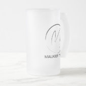 Maklier Talks 16oz Frosted Mok (Voorkant rechts)