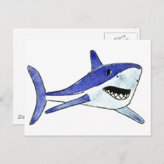 Mako Shark Briefkaart (Voorkant / Achterkant)