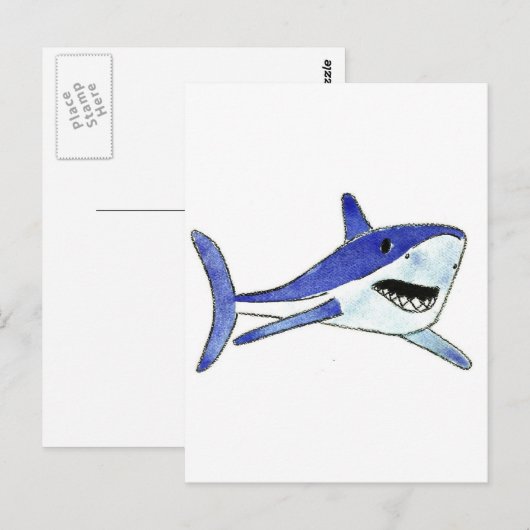 Mako Shark Briefkaart (Voorkant / Achterkant)