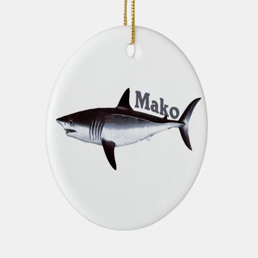  Mako Shark Keramisch Ornament (Rechts)