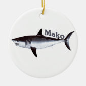  Mako Shark Keramisch Ornament (Voorkant)