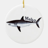  Mako Shark Keramisch Ornament (Achterkant)
