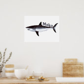 Mako Shark Poster (Keuken)