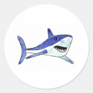 Mako Shark Ronde Sticker