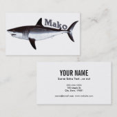  Mako Shark Visitekaartje (Voorkant / Achterkant)