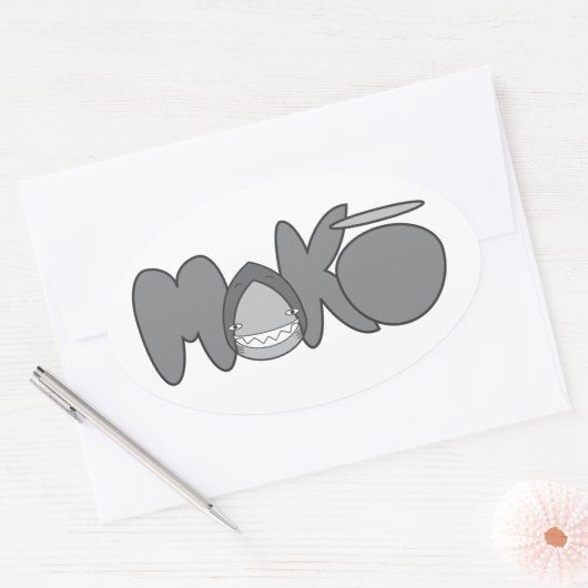 MAKO Slap Ovale Sticker (Envelop)
