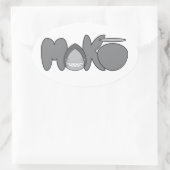 MAKO Slap Ovale Sticker (Tas)