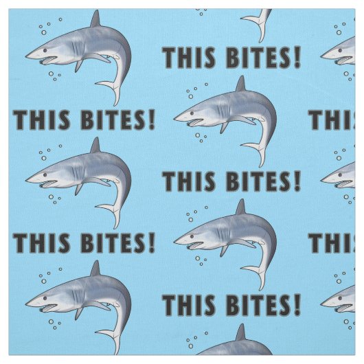 Makohaai: Deze Bites. Stof (Swatch)