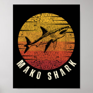 Makohaai Diepzeevisserij Oceaan Makohaai Poster