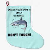 Makohaai: Druk niet op naam Grote Kerstsok (Voorkant)