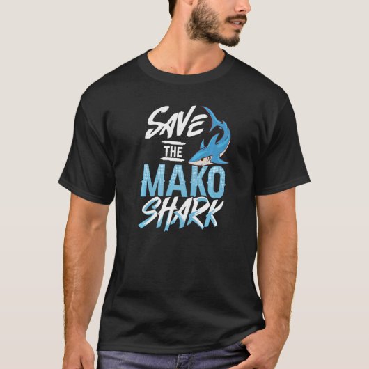 Makohaaientand Dier Oceaan T-shirt (Voorkant)