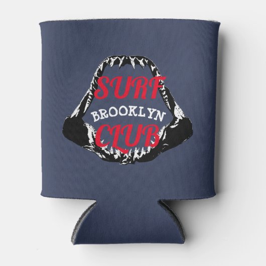 Makokjaws en tanden surfende hengelclub blikjeskoeler (Voorkant)