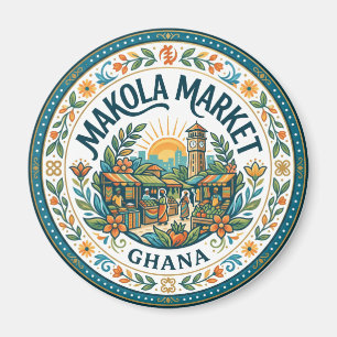 Makola-markt Ghana Magneet