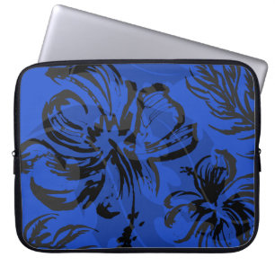 Makole Hibiscus Floral Hawaiian Neoprene Wetsuit s Laptop Sleeve