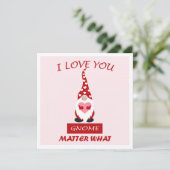 MAKOM1000- Kabouter Schattige Valentijn Humor Feestdagenkaart (Staand voorkant)