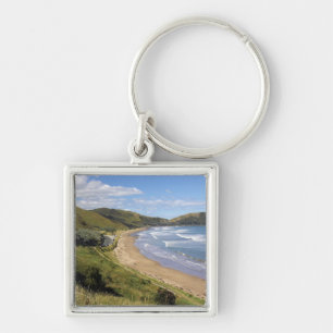 Makorori Beach bij Gisborne, Eastland, Nieuw Sleutelhanger